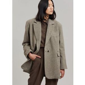 Vanessa Hong x Birgitte Herskind Wilma wool overcoat